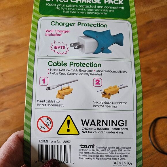 Wall Charger Cover, Fuzzy Mudd Keychain & 3.5mm Audio Cable Bundle Set - Picture 7 of 7